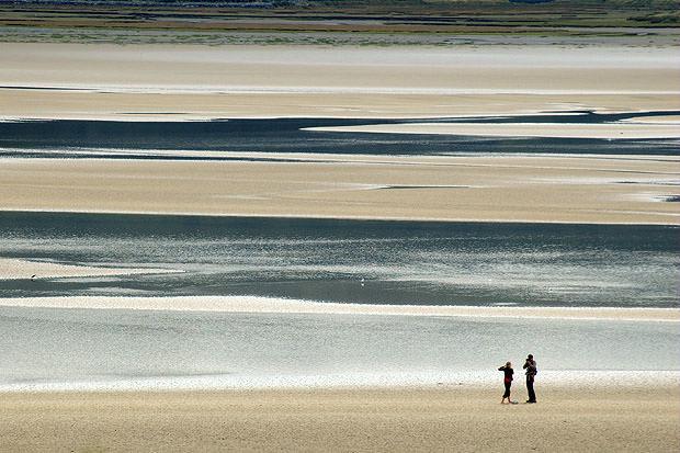 Portmeirion beach in the early morning