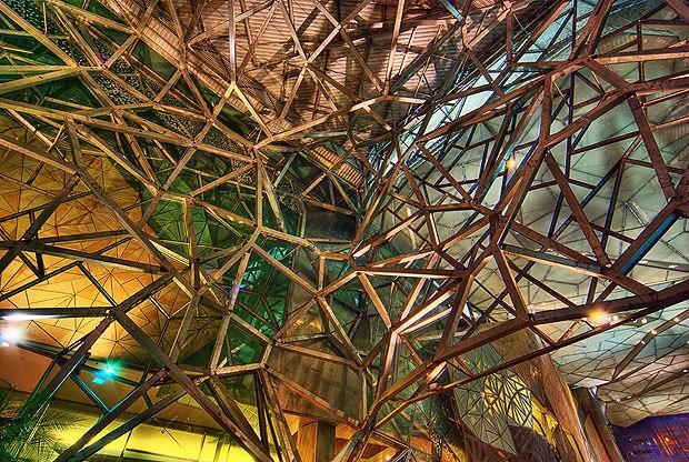 Interior of Federation Square, Melbourne