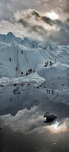 Icy landscape