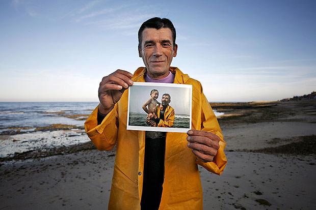 Man standing on a beach